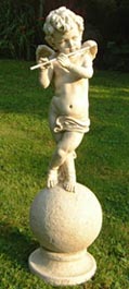 Cherub Standing on Ball