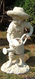 Boy with Watering Can
