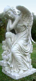Angel Sitting on Wall