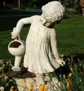 Girl with Watering Can