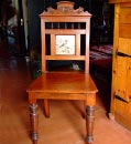 Decorative backed chair