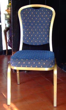 Blue & Gold Chair